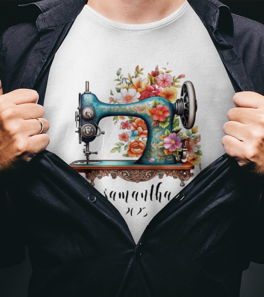 Sewing Machine Samantha Floral T-Shirt