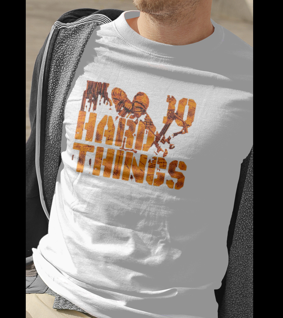Do Hard Things Archery Bow And Arrow Drawing T-Shirt