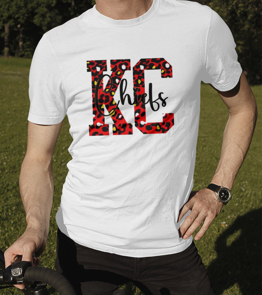 KC Chiefs Leopard Print T-Shirt