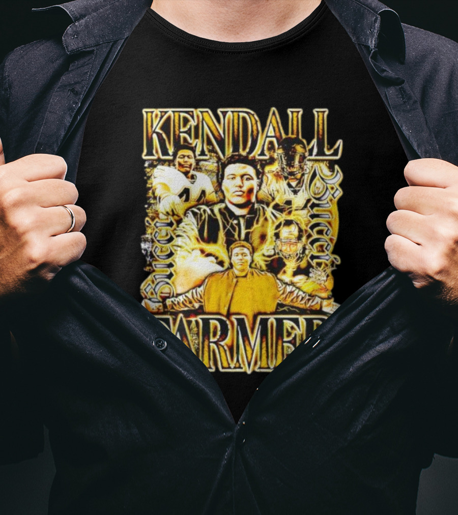 Kendall Buccii Farmer Appalachian Football Star T-Shirt