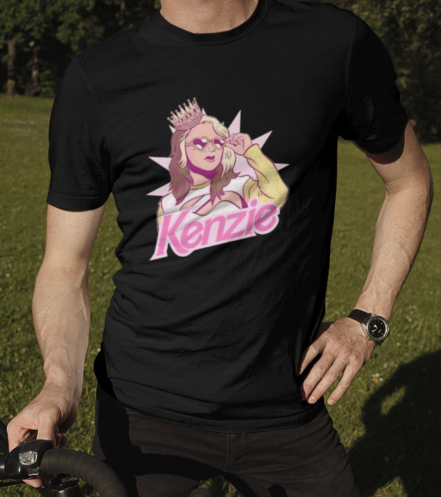 Kenzie Paige Pink Queen Icon With Crown And Sunglasses T-Shirt
