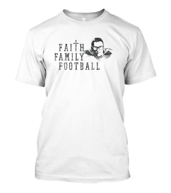 Faith Family Football Player T-Shirt