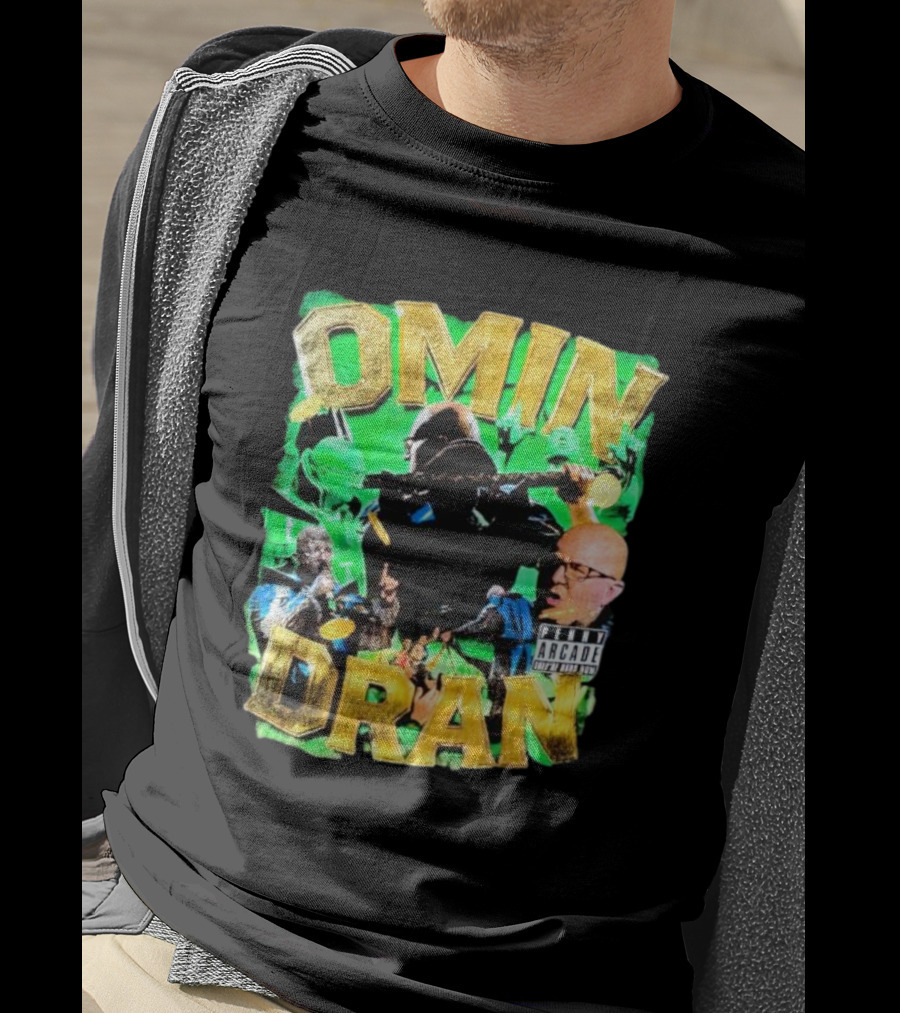 OMIN DRAN Arcade Vintage Parental Advisory T-Shirt