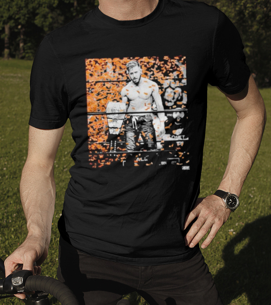 Orange Cassidy AEW Champion Confetti T-Shirt