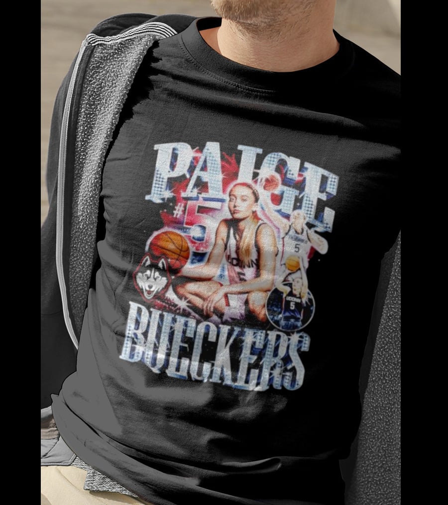 PAIGE #5 BUECKERS UCONN HUSKIES BASKETBALL VINTAGE T-Shirt