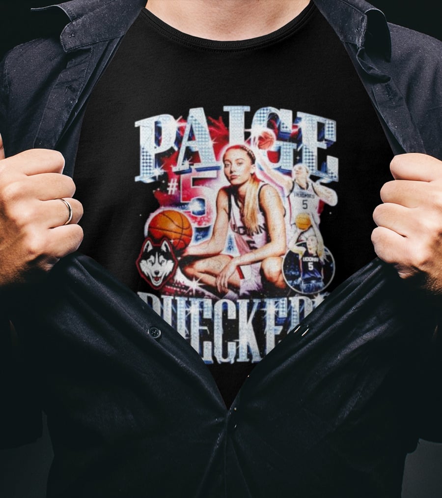 PAIGE #5 BUECKERS UCONN HUSKIES BASKETBALL VINTAGE T-Shirt
