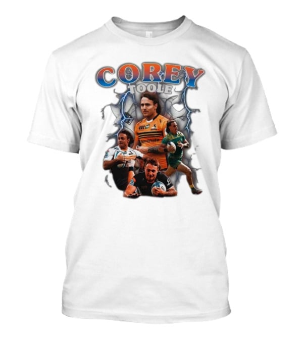 Corey Toole Rugby Lightning Vintage T-Shirt