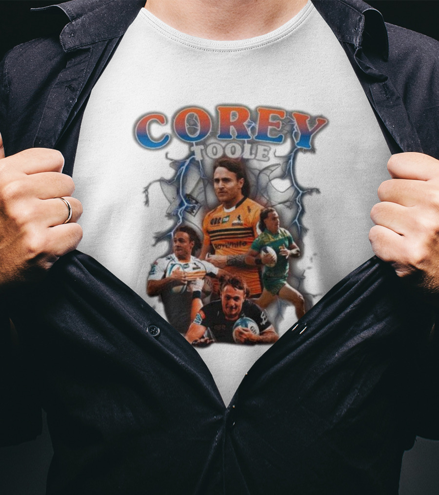 Corey Toole Rugby Lightning Vintage T-Shirt