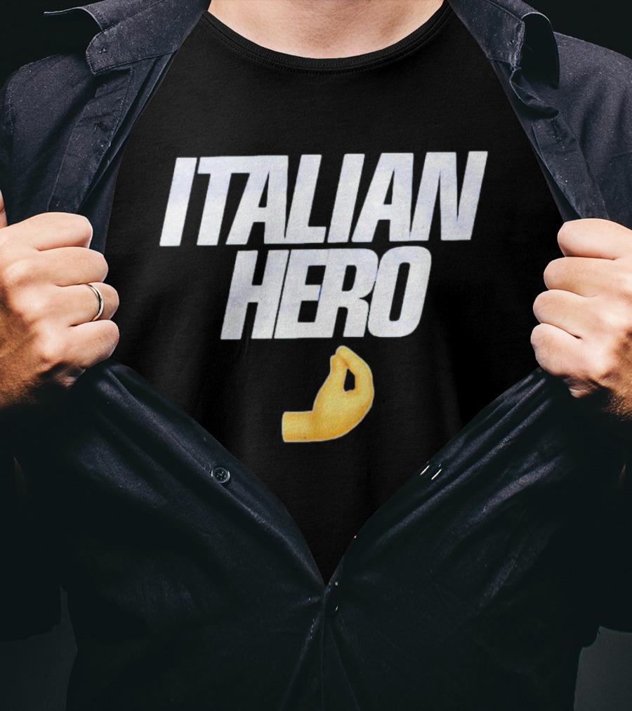 Italian Hero Che Vuoi Hand Gesture Emoji T-Shirt