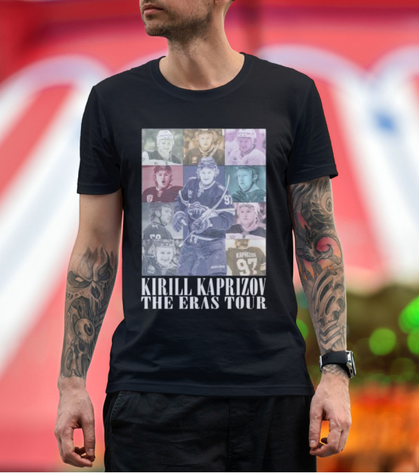 Premium T-Shirt: Kirill Kaprizov The Eras Tour Hockey Journey T-Shirt Kirill Kaprizov The Eras Tour Hockey Journey T-Shirt