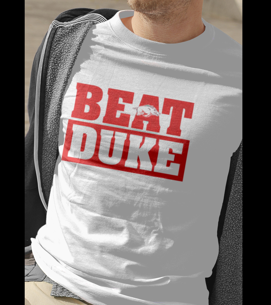 Arkansas Razorbacks Beat Duke Red T-Shirt