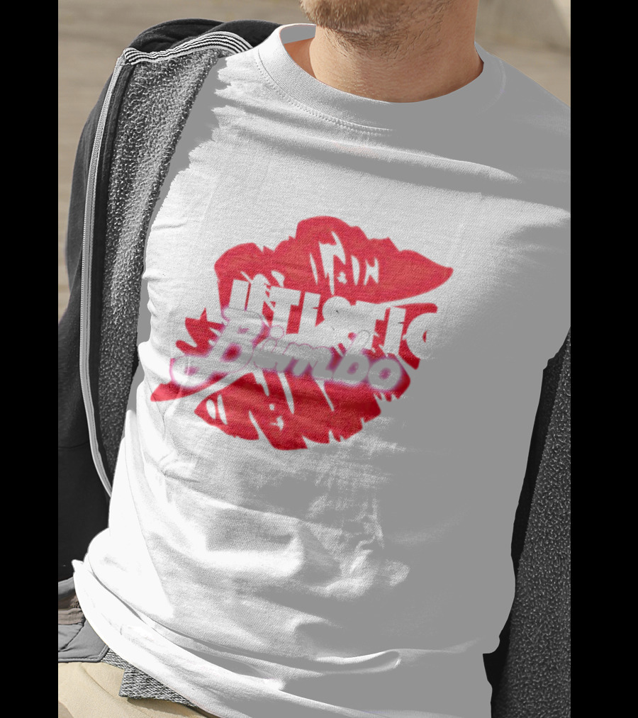 Autistic Bimbo Bold Red Lips T-Shirt