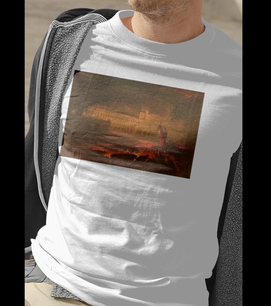Birmingham John Martin Pandemonium Painting T-Shirt