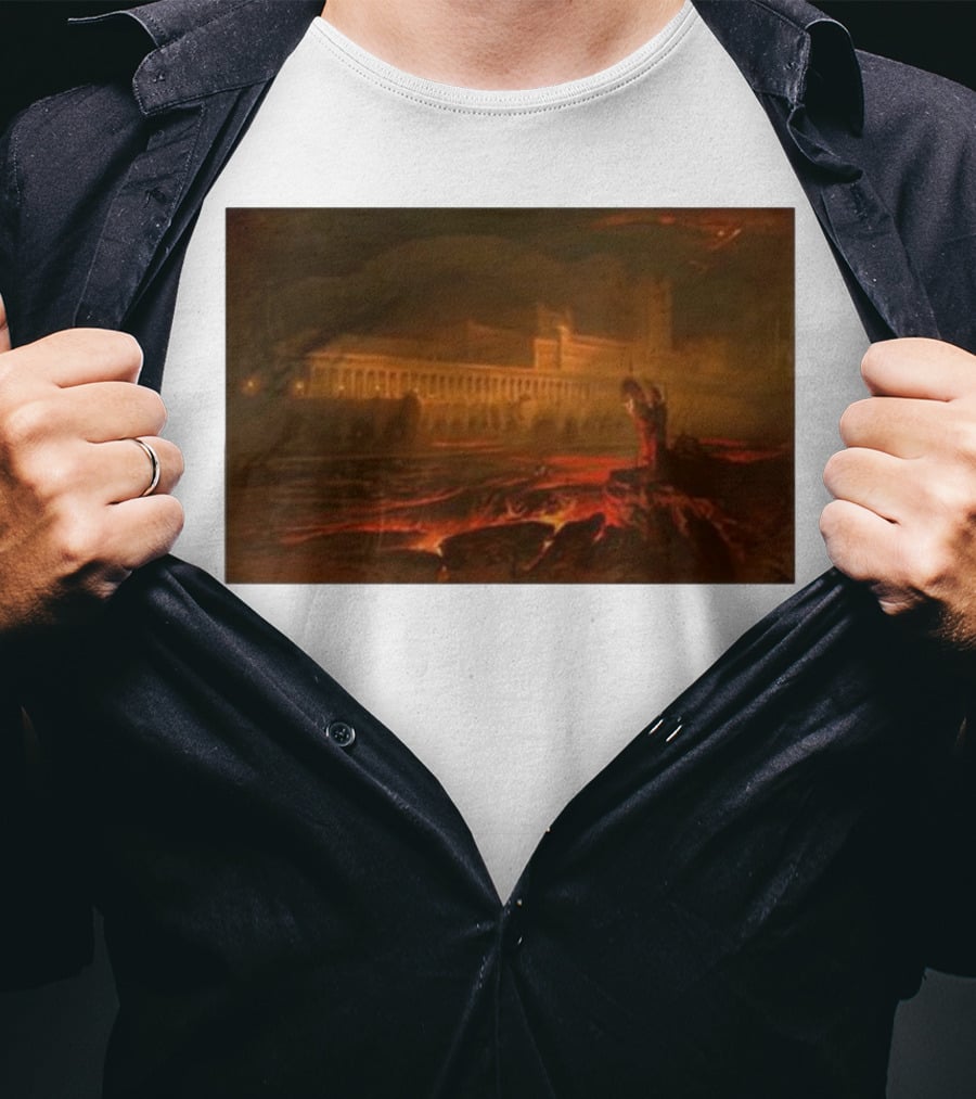 Birmingham John Martin Pandemonium Painting T-Shirt