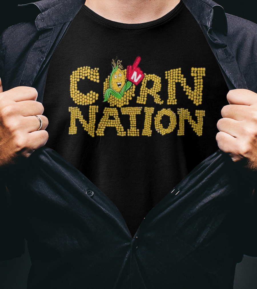 Cobby Corn Nation With Finger Pointing N T-Shirt