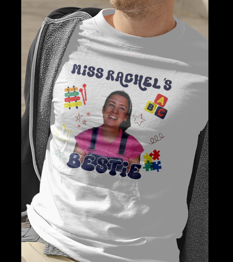 Miss Rachel's Bestie ABC Christmas Custom Name T-Shirt