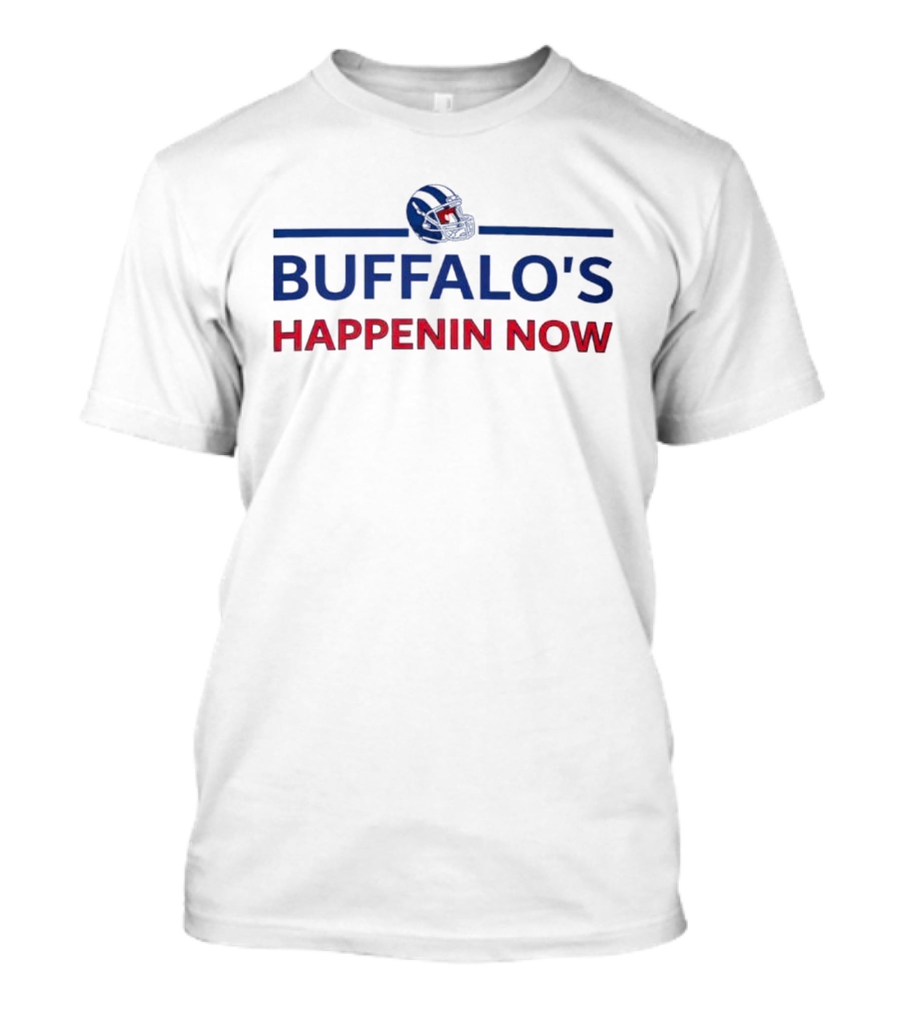 Buffalo’s Happenin Now Football Helmet T-Shirt