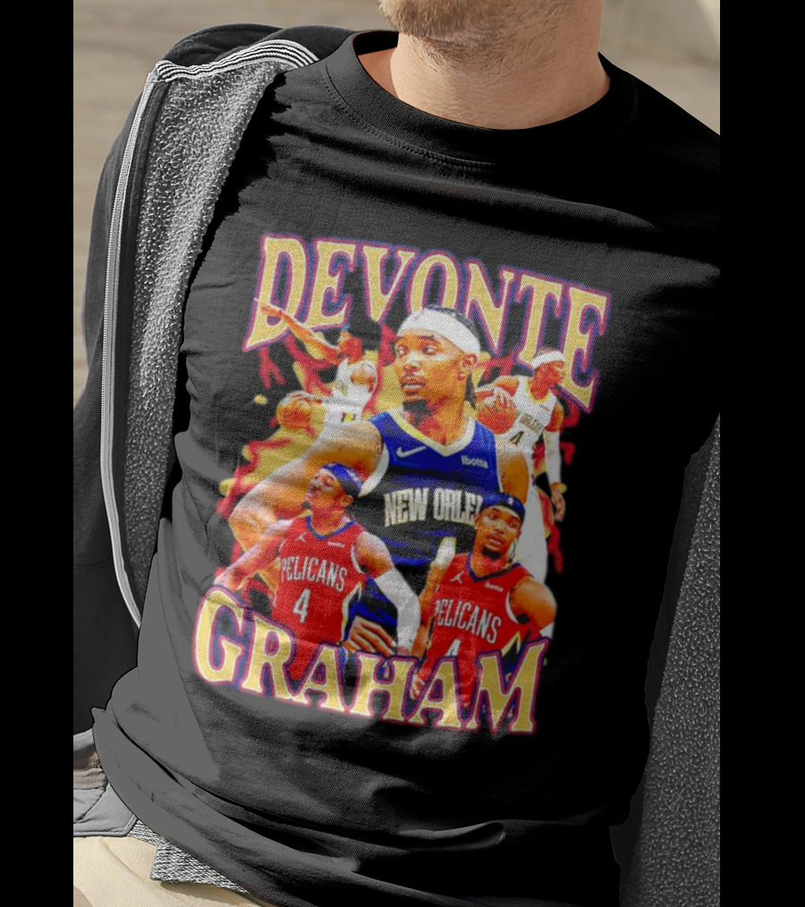Devonte Graham New Orleans Pelicans Basketball T-Shirt