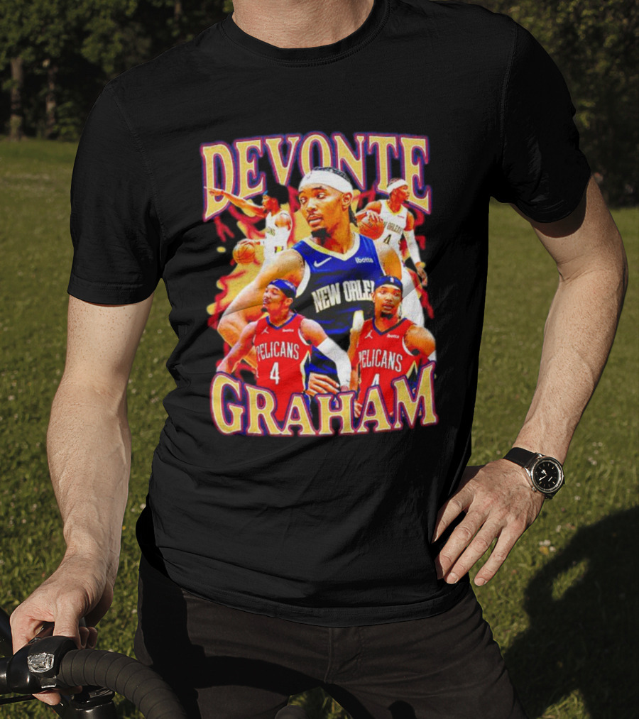 Devonte Graham New Orleans Pelicans Basketball T-Shirt