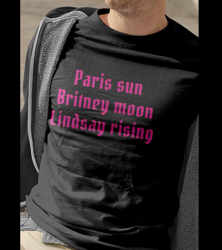Paris Sun Britney Moon Lindsay Rising Nostalgia Retro T-Shirt