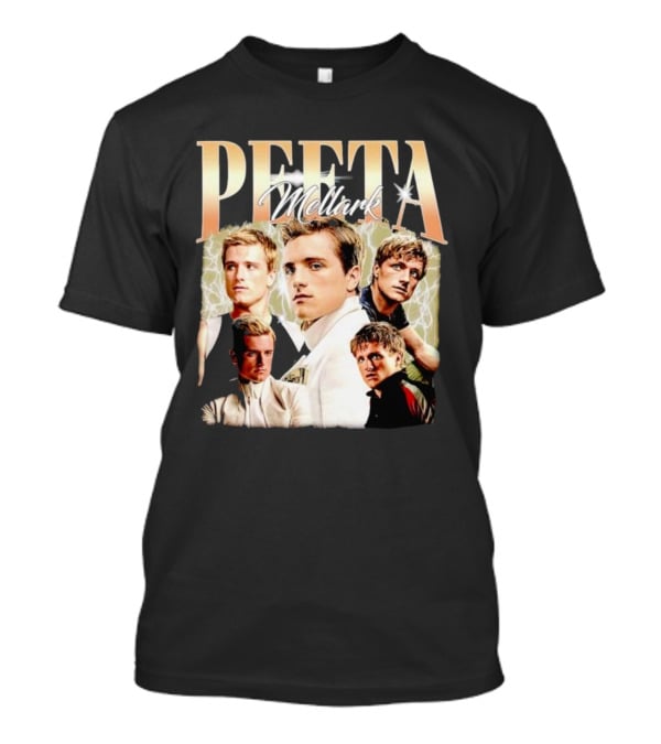 Peeta Mellark Actor Vintage Style Collage T-Shirt