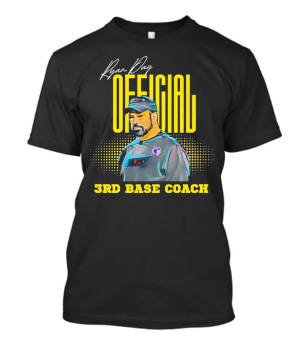 Ryan Day Official 3rd Base Coach T-Shirt