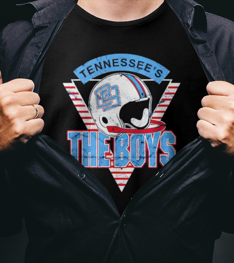 Tennessee's The Boys Football Helmet T-Shirt