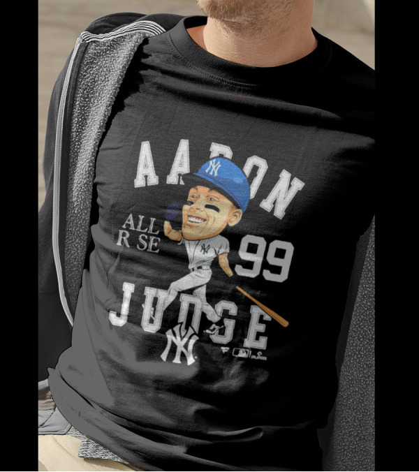 Aaron Judge All Rise 99 NY Yankees Caricature T-Shirt