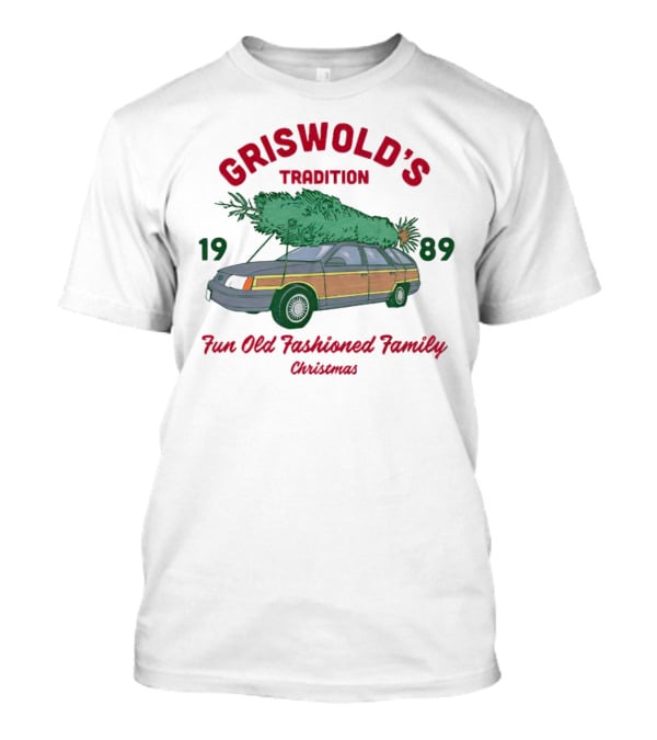 Griswold's Tradition 1989 Fun Old Fashioned Family Christmas T-Shirt