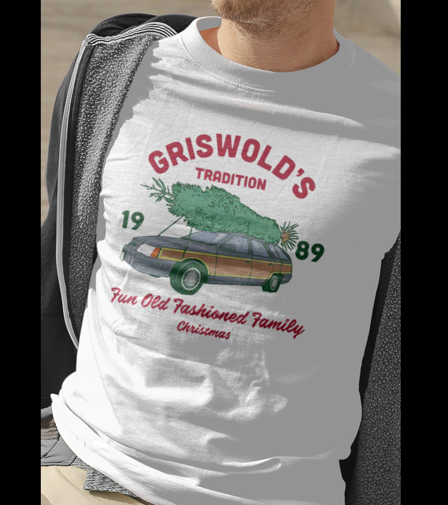 Griswold's Tradition 1989 Fun Old Fashioned Family Christmas T-Shirt
