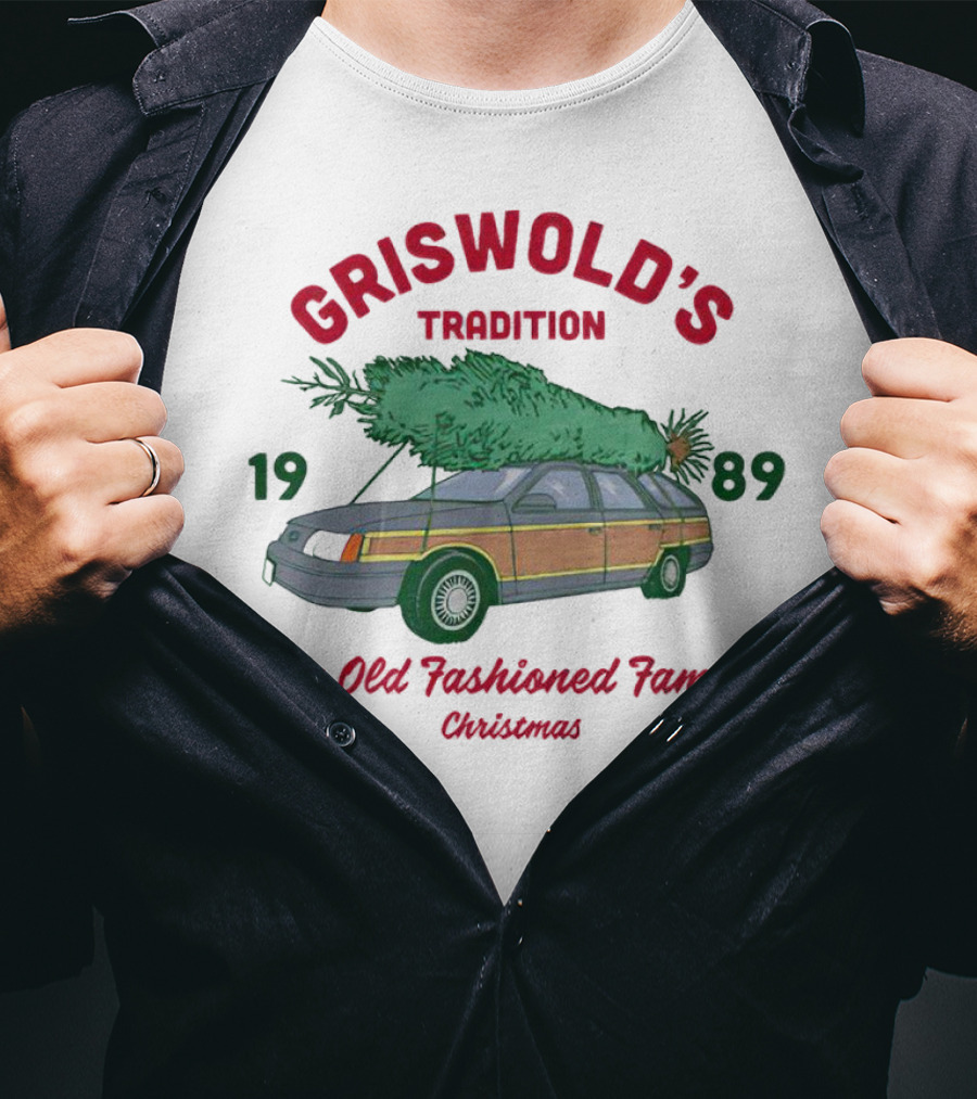 Griswold's Tradition 1989 Fun Old Fashioned Family Christmas T-Shirt