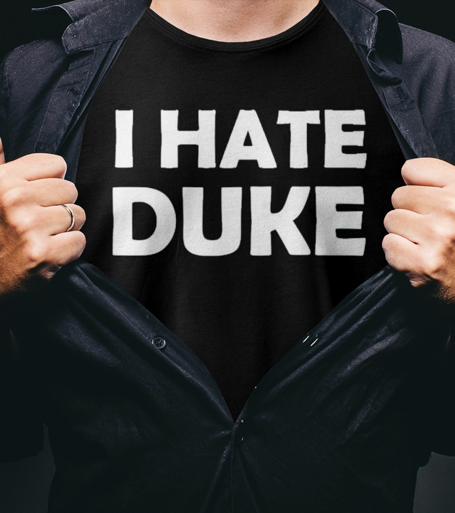 I Hate Duke Rivalry Sports Fan T-Shirt