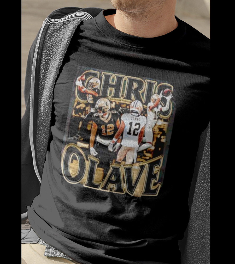 Chris Olave Nola Dreams 12 Saints Football Icons T-Shirt