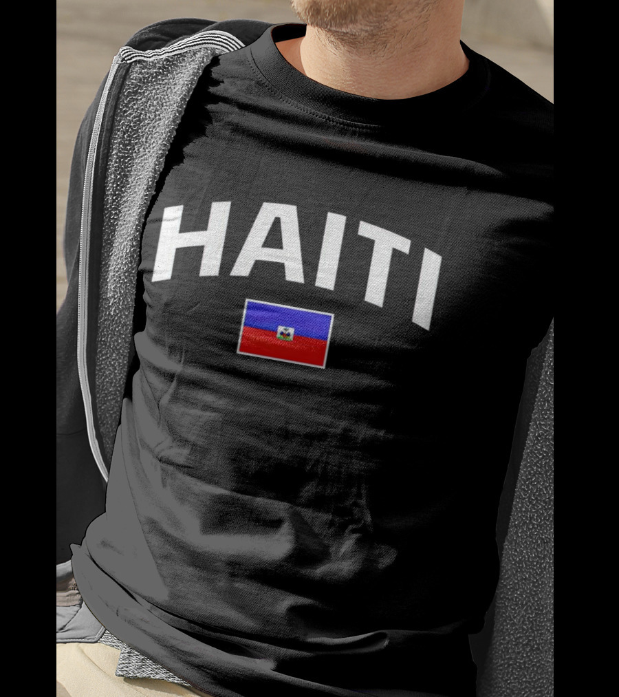 Haiti Island National Flag Emblem T-Shirt