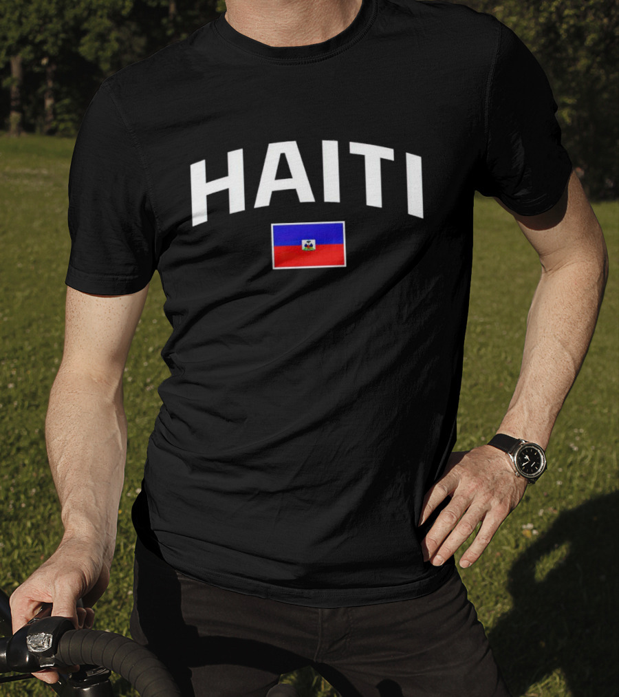Haiti Island National Flag Emblem T-Shirt