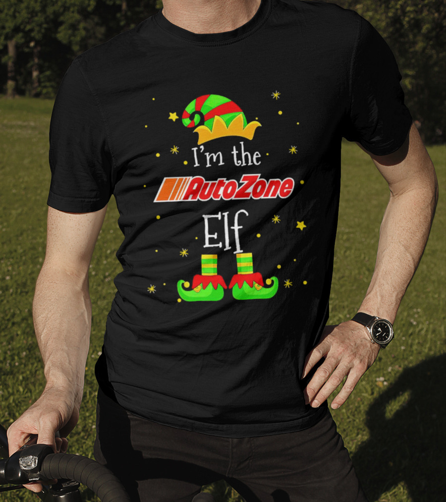 AutoZone Elf Christmas I'm The Holiday Helper T-Shirt