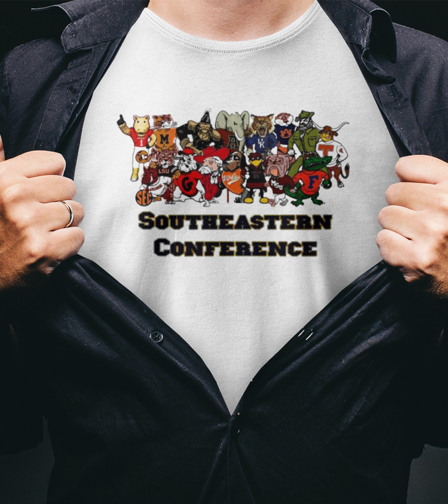 Southeastern Conference Mascots Collection T-Shirt
