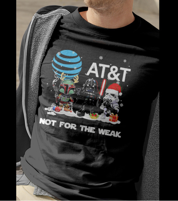 AT&T Star Wars Characters Chibi Not For The Weak Christmas T-Shirt