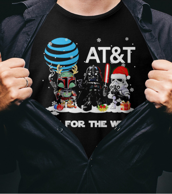 AT&T Star Wars Characters Chibi Not For The Weak Christmas T-Shirt