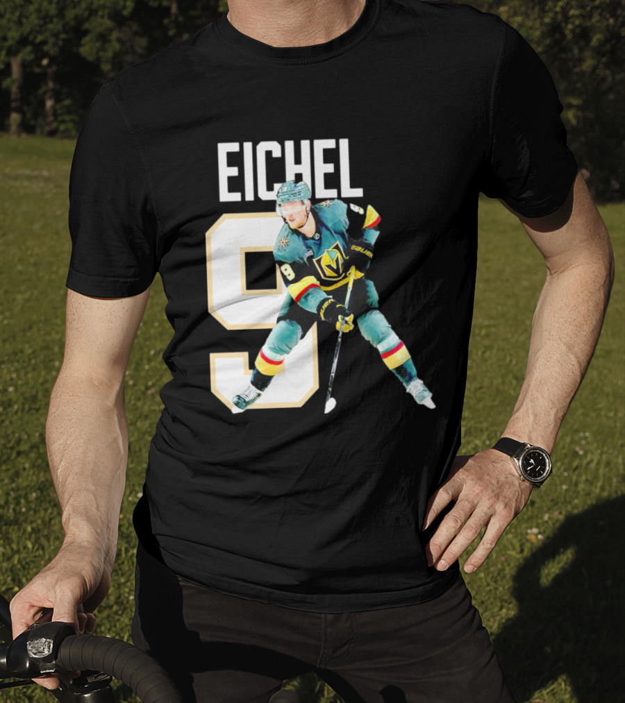 Vegas Golden Knights Jack Eichel 9 Hockey Player MVP T-Shirt