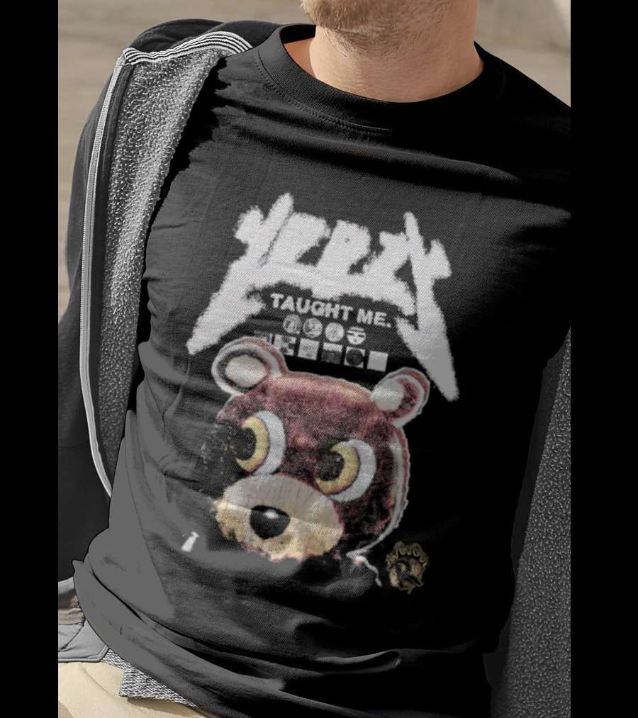 Yeezy Taught Me Graduation Bear Mascot Vintage T-Shirt