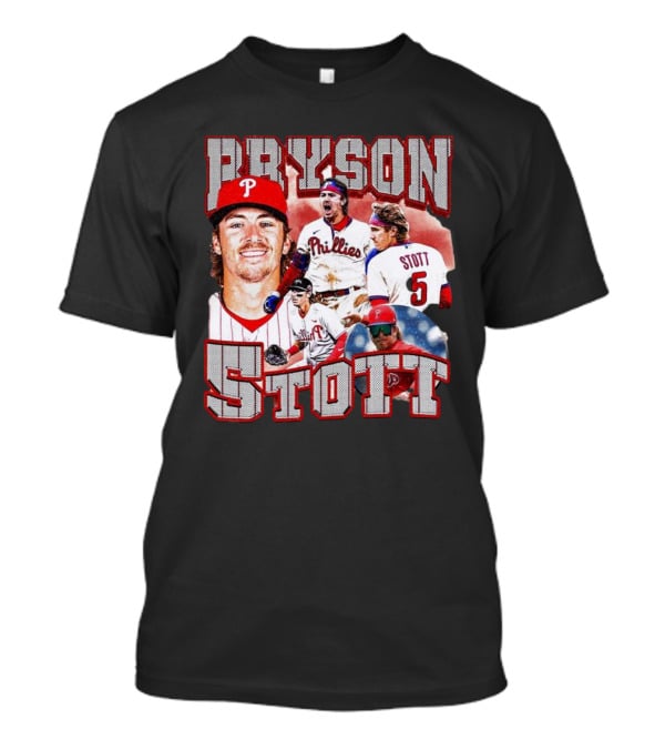 Bryson Stott Philadelphia Phillies Baseball Player T-Shirt