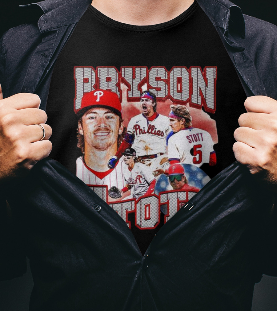 Bryson Stott Philadelphia Phillies Baseball Player T-Shirt