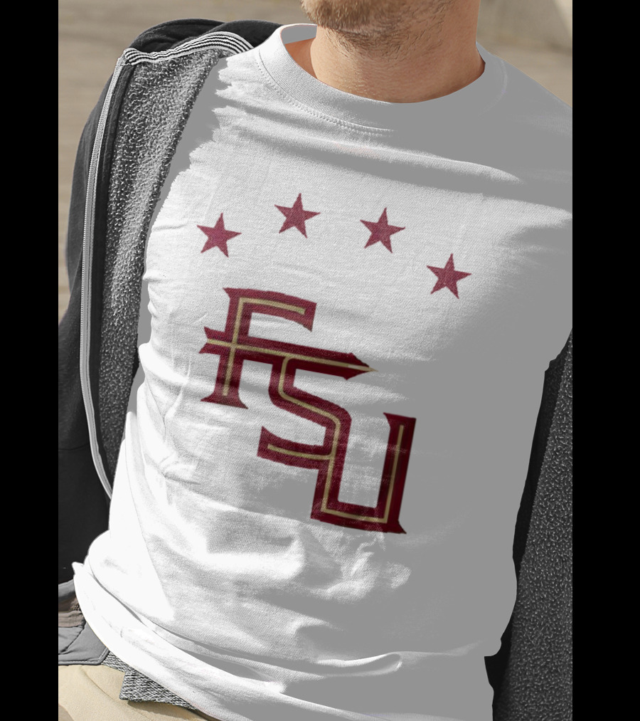 FSU Soccer Four Stars Achievement Recognition T-Shirt
