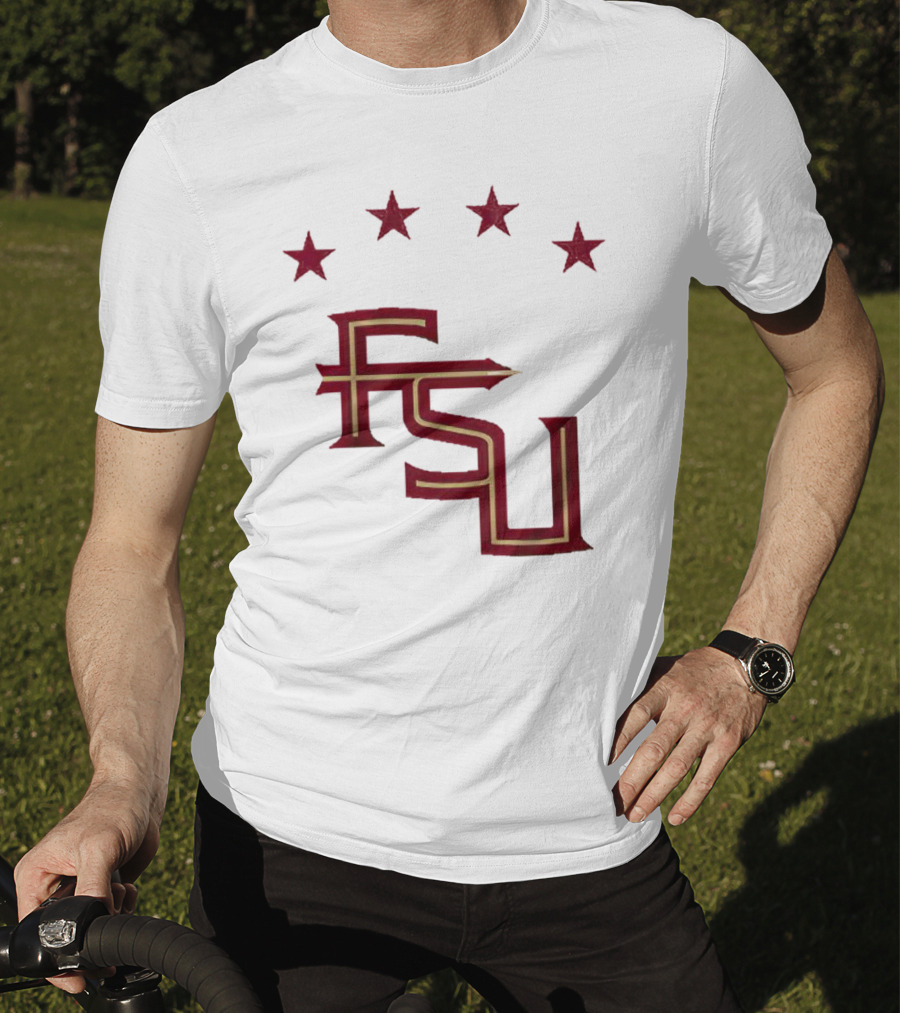 FSU Soccer Four Stars Achievement Recognition T-Shirt