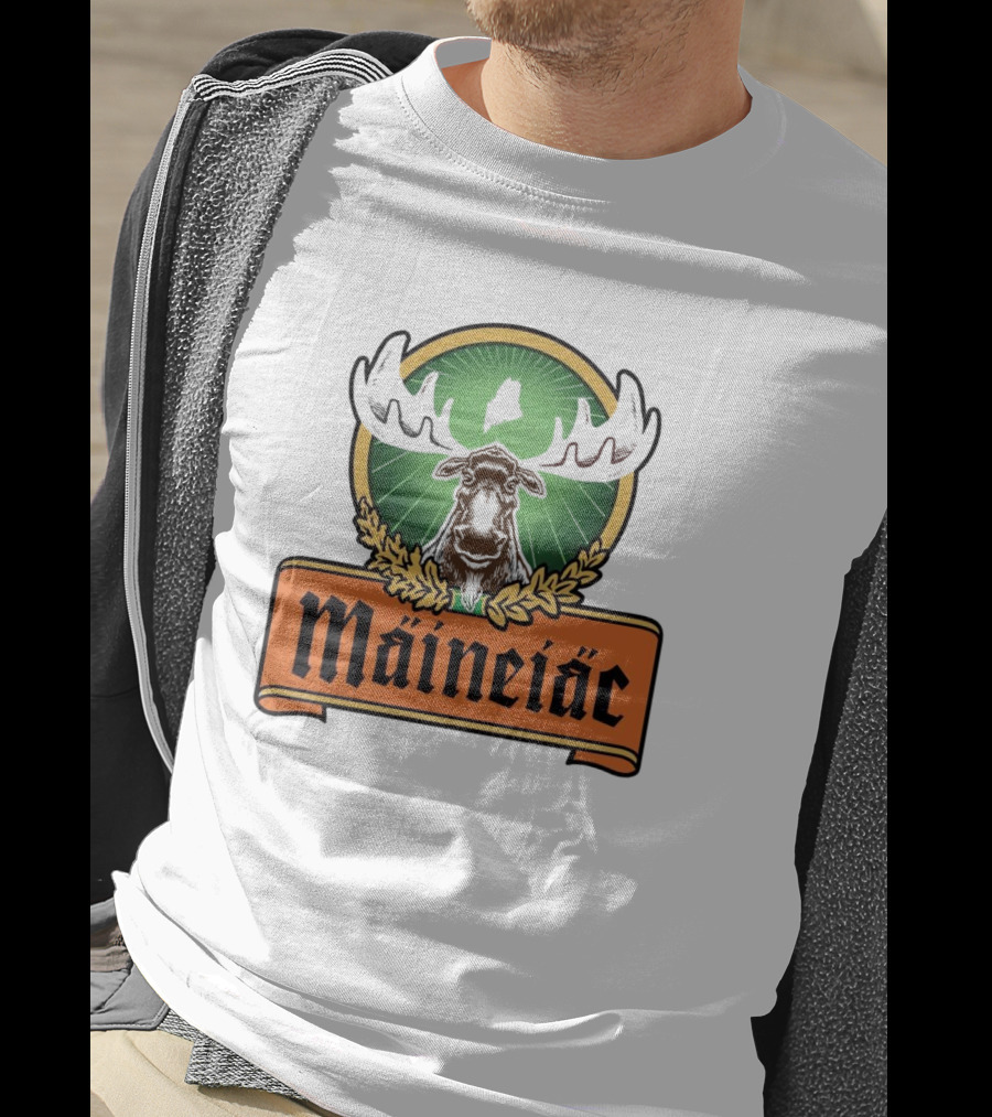 Jagermeister Maineiac Moose Maine T-Shirt