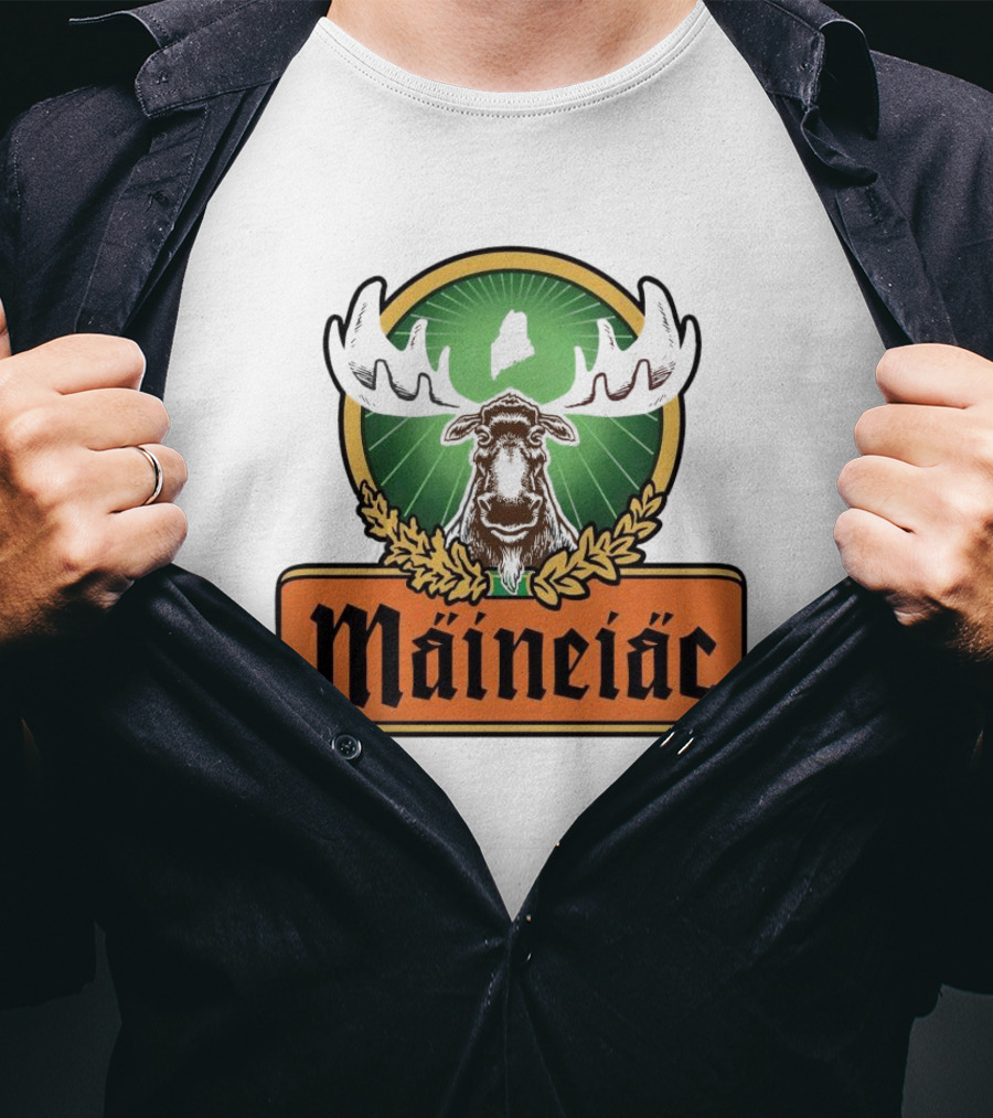 Jagermeister Maineiac Moose Maine T-Shirt