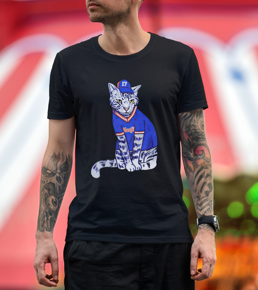Keith Hernandez Hadji Cat Mets Jersey Number 17 T-Shirt