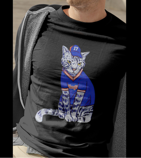 Keith Hernandez Hadji Cat Mets Jersey Number 17 T-Shirt