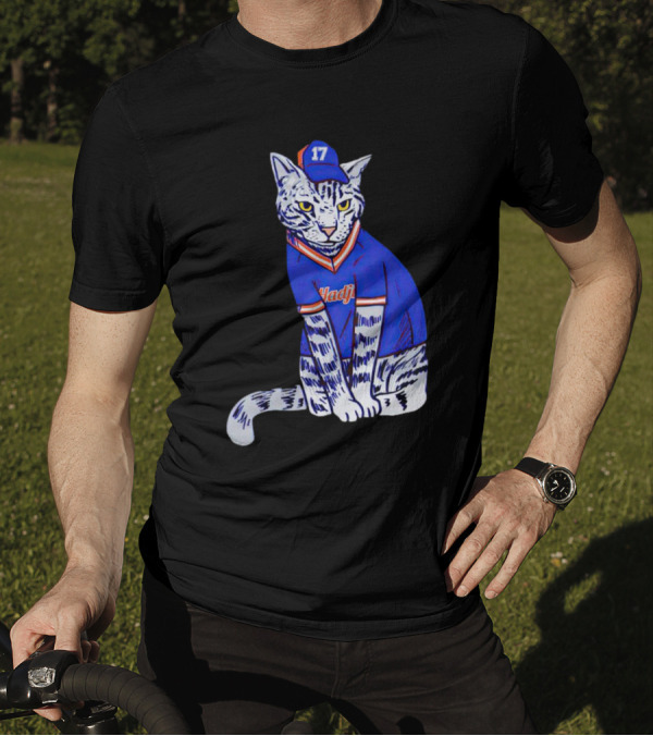 Keith Hernandez Hadji Cat Mets Jersey Number 17 T-Shirt